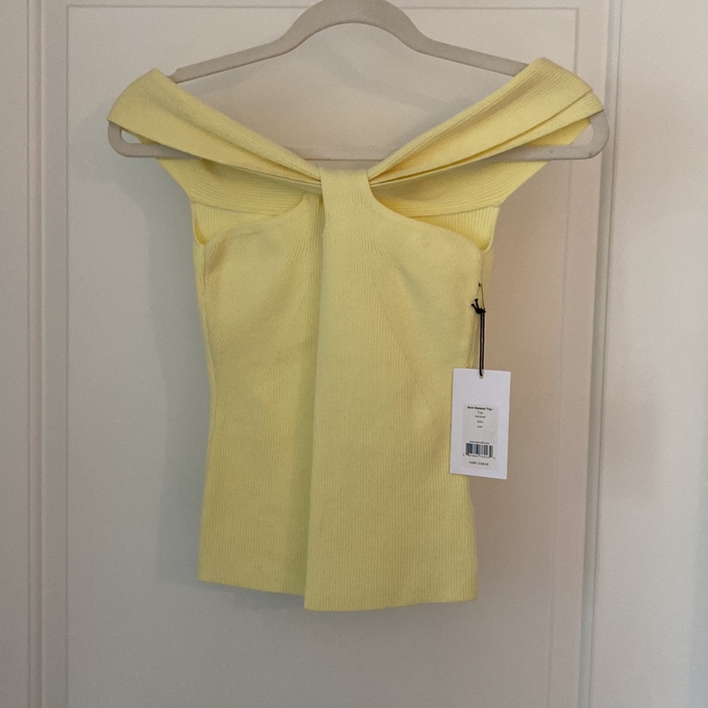Bailey 44 Somi Sweater Top in Lemon